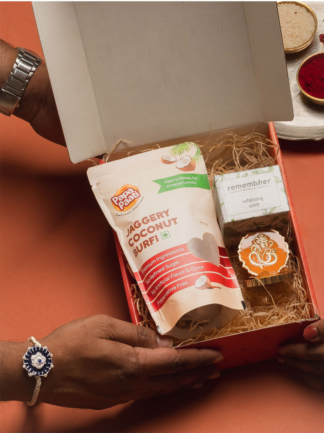 Best rakhi hamper 2025, curated with love for people and planet. All thing handmade, handcrafted by women  entrepreneurs across India