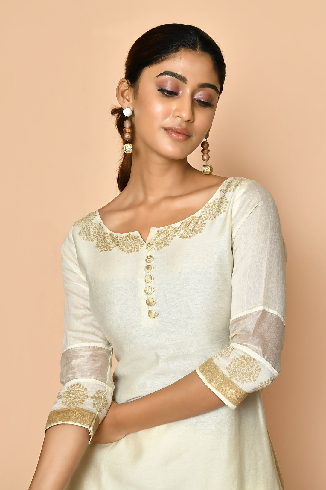 Ayoola pure silk kurta set for ladies