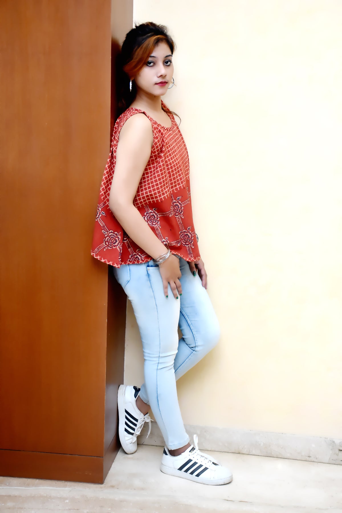 Bobby handkerchief organic cotton top for women 1