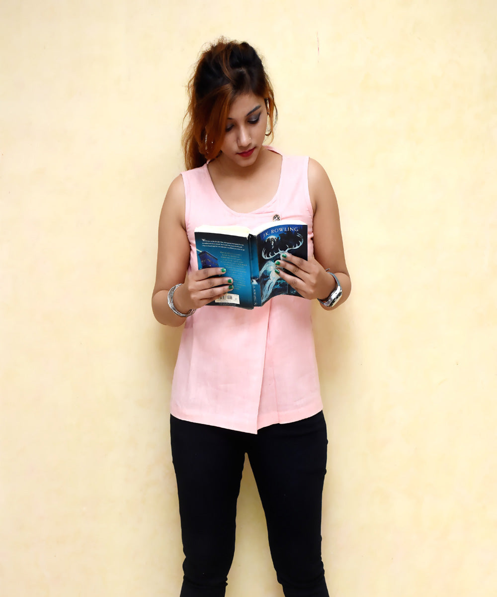 Bobby handwoven cotton tie up tank top 5