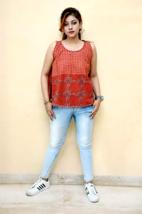 Bobby handkerchief organic cotton top for women 3