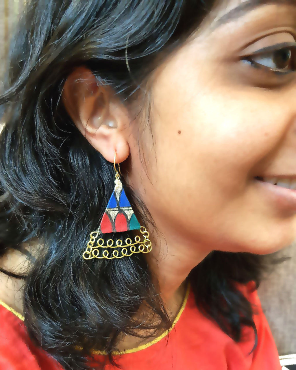 Mithila Tales Bijou Upcycled Handmade Earrings1 from our zero waste store