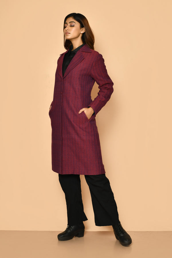 Buy best formal ladies office wear handloom cotton jacket for women