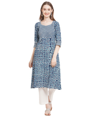 Best plus size pure cotton long kurta for work wear