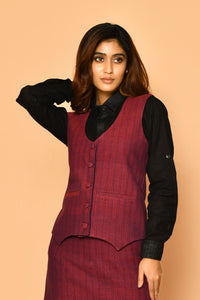 Buy best formal ladies office wear handloom cotton jacket