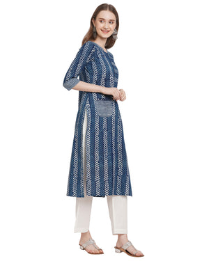 Best plus size pure cotton long kurta for work wear