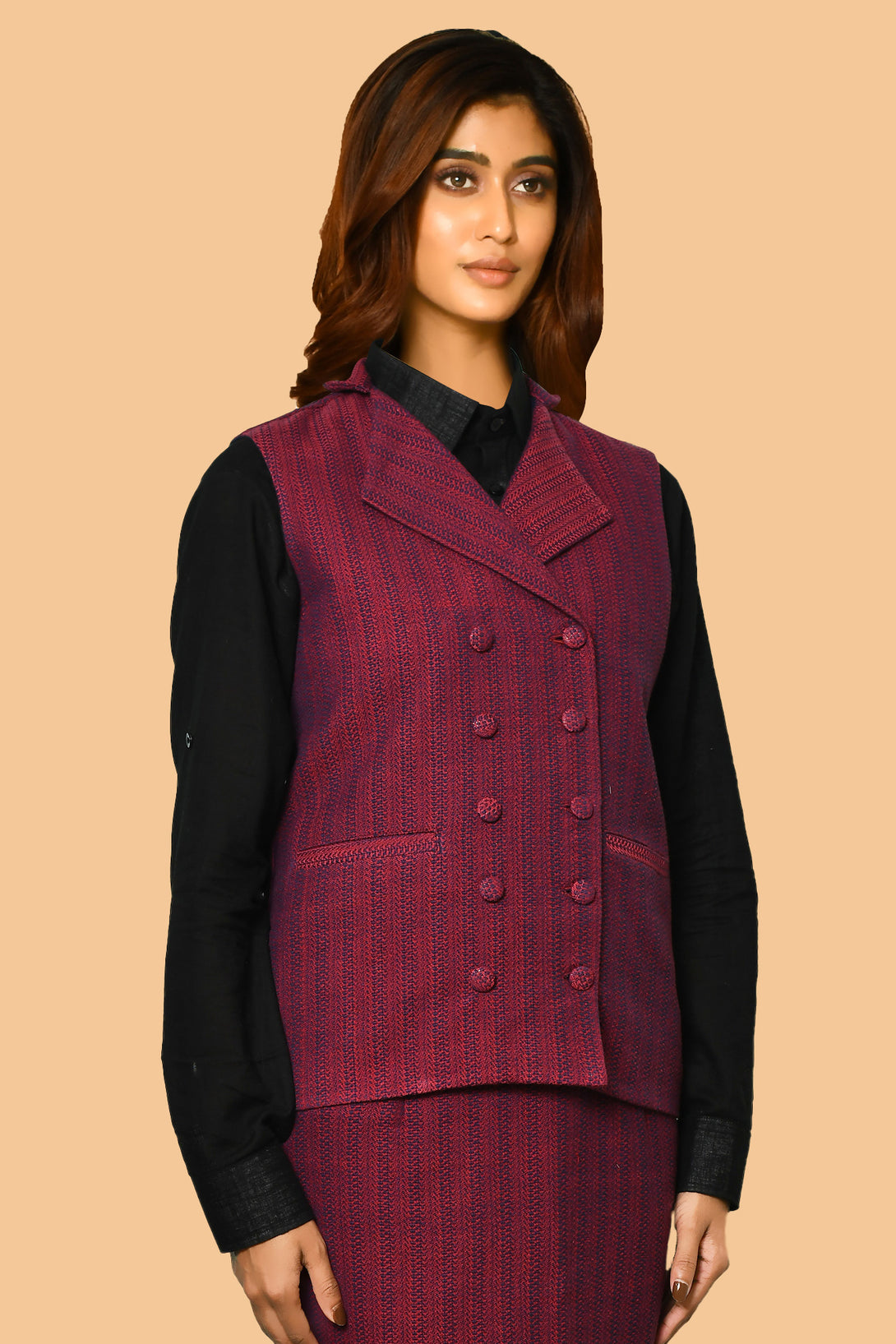 latest handloom cotton work wear jackets for women