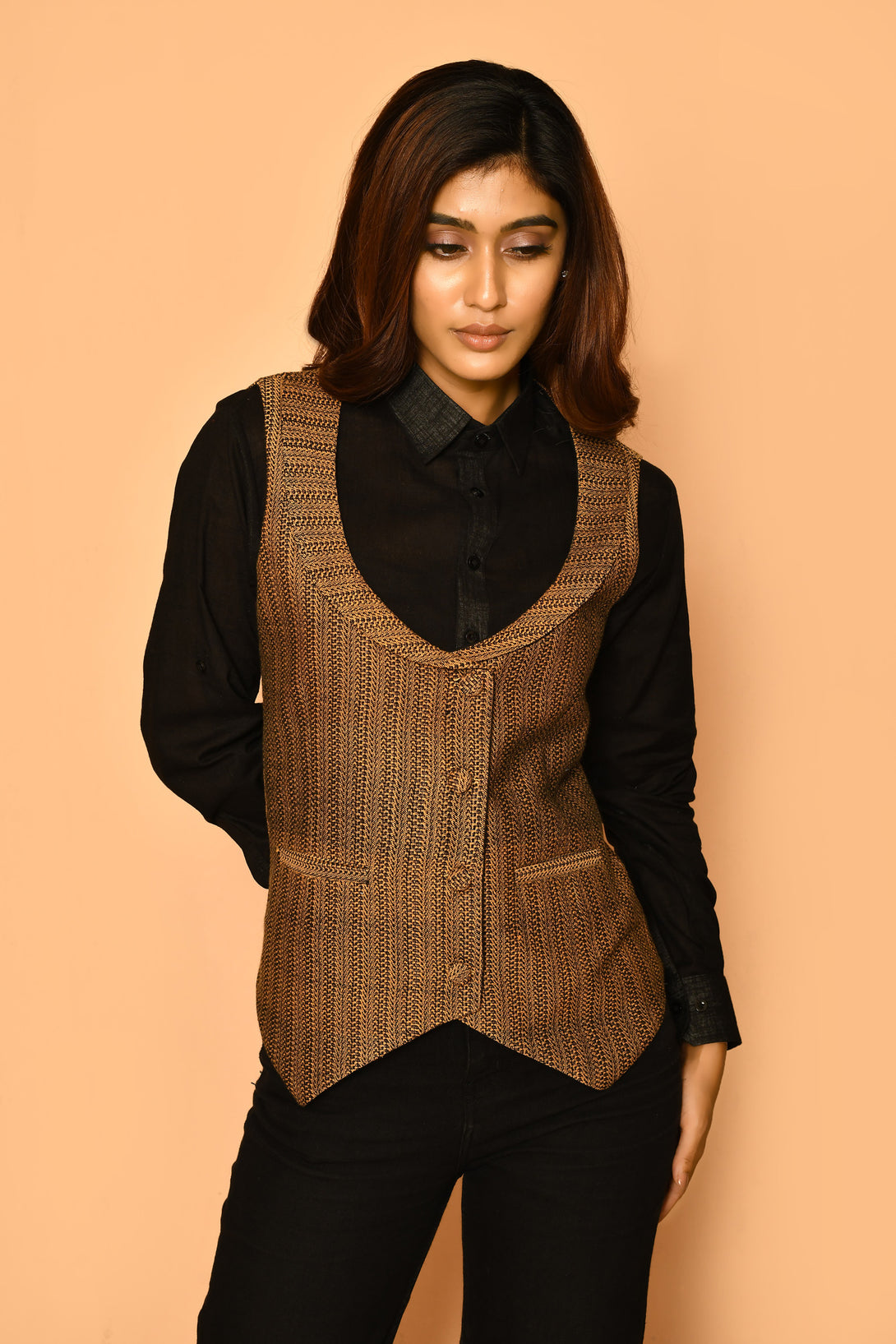 latest cotton office wear jackets for ladies