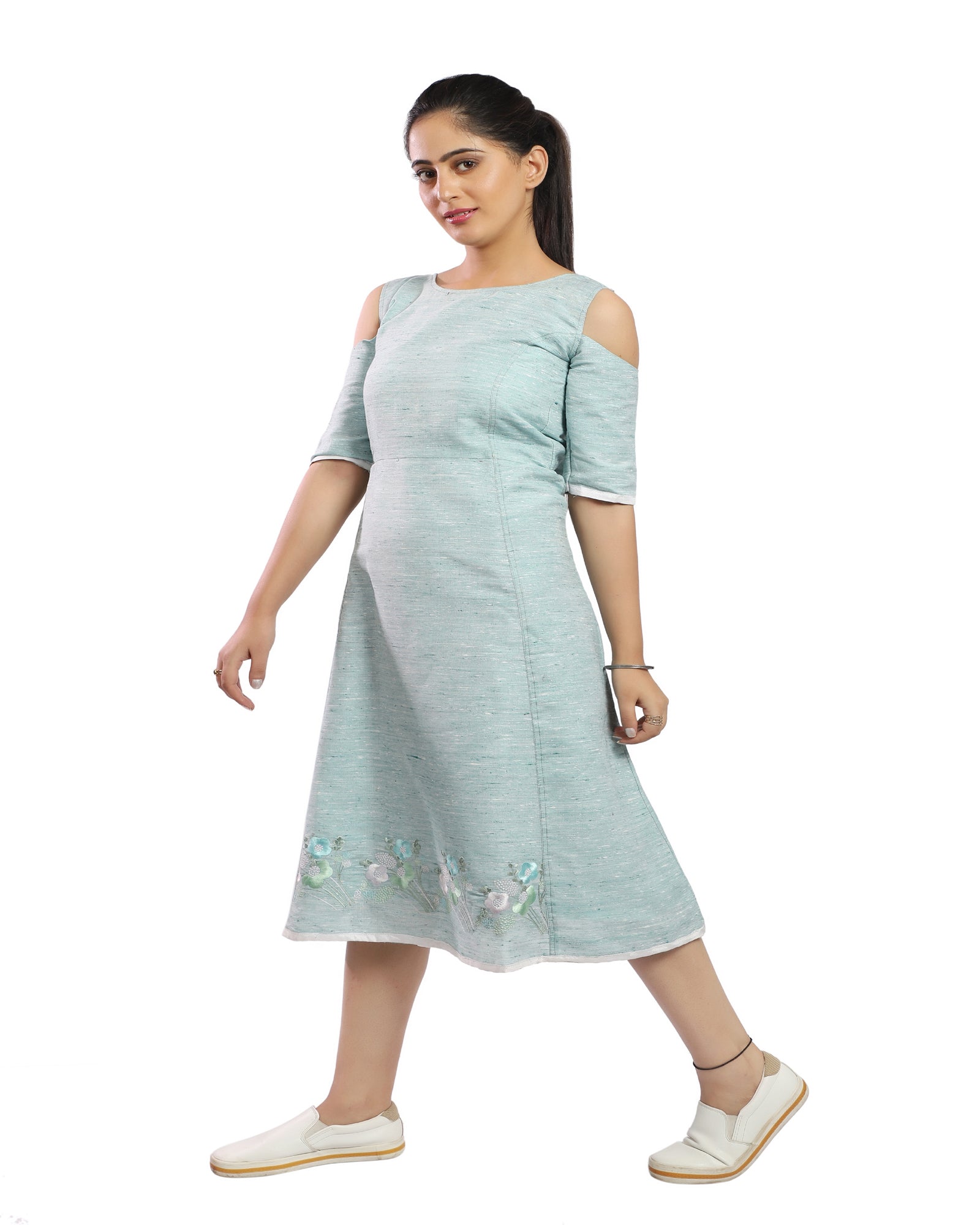 Sun Shines in you Handloom Cotton Tunic Dress