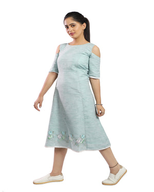 Sun Shines in you Handloom Cotton Tunic Dress